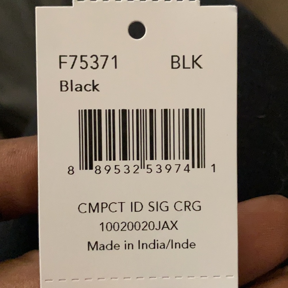 Coach wallet(all black w/ detached card holder) - Picture 4 of 5